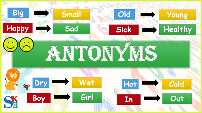 Important Antonyms Quiz Class 1