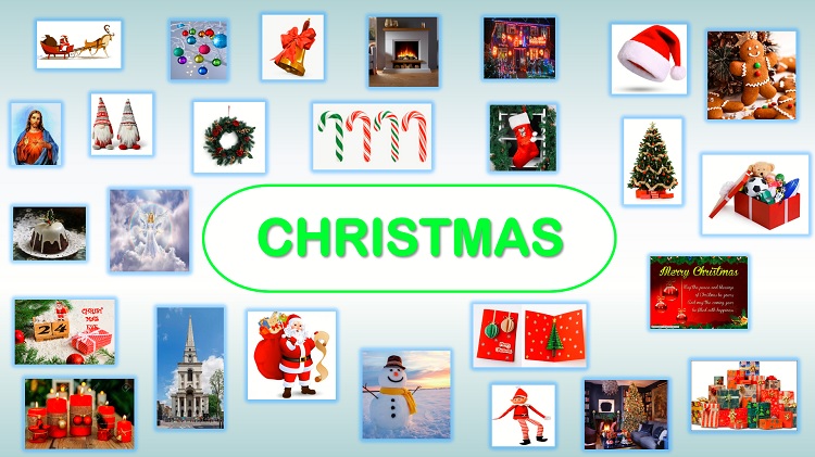 Christmas vocabulary words